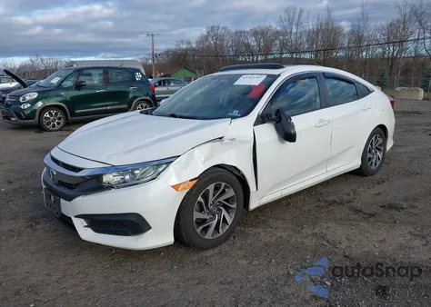 2017 Honda Civic Ex from USA, damaged, VIN 2HGFC2F72HH524356